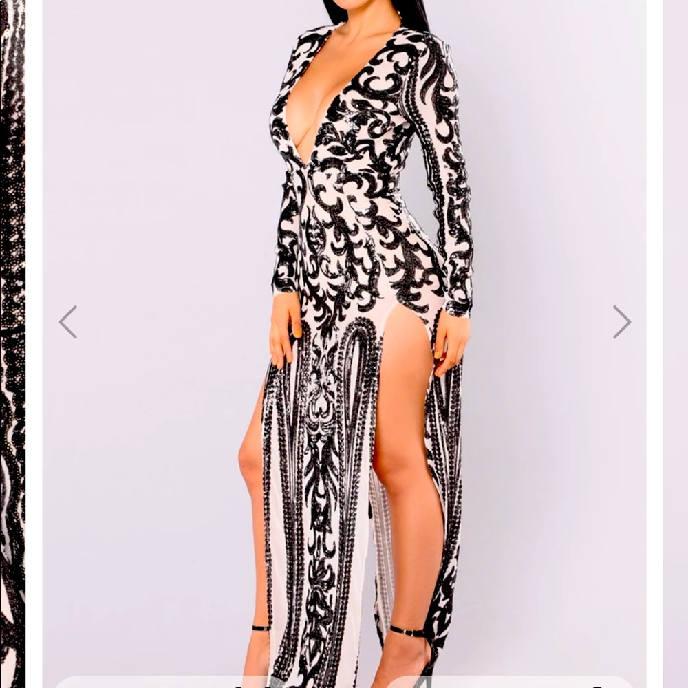 Queen of Spades Sequin Dress